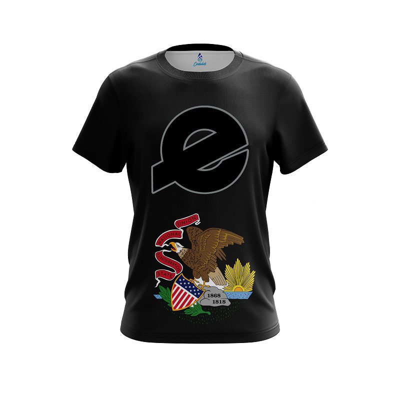 Ebonite Illinois Flag CoolWick Bowling Jersey