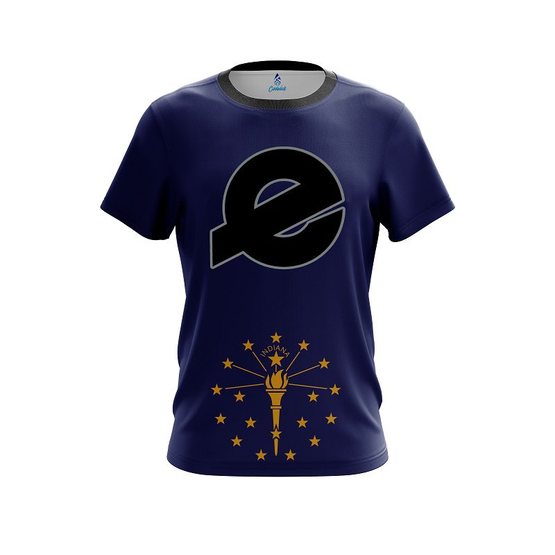 Ebonite Indiana Flag CoolWick Bowling Jersey