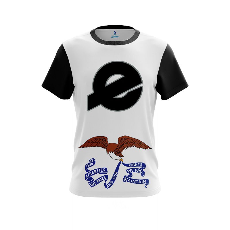 Ebonite Iowa Flag CoolWick Bowling Jersey