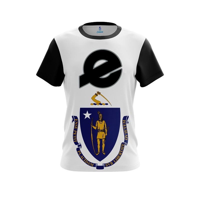 Ebonite Masssachucets Flag CoolWick Bowling Jersey