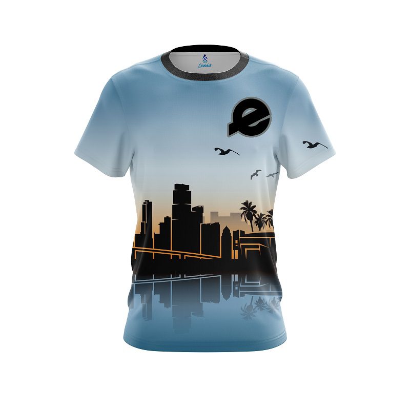 Ebonite Miami Skyline CoolWick Bowling Jersey