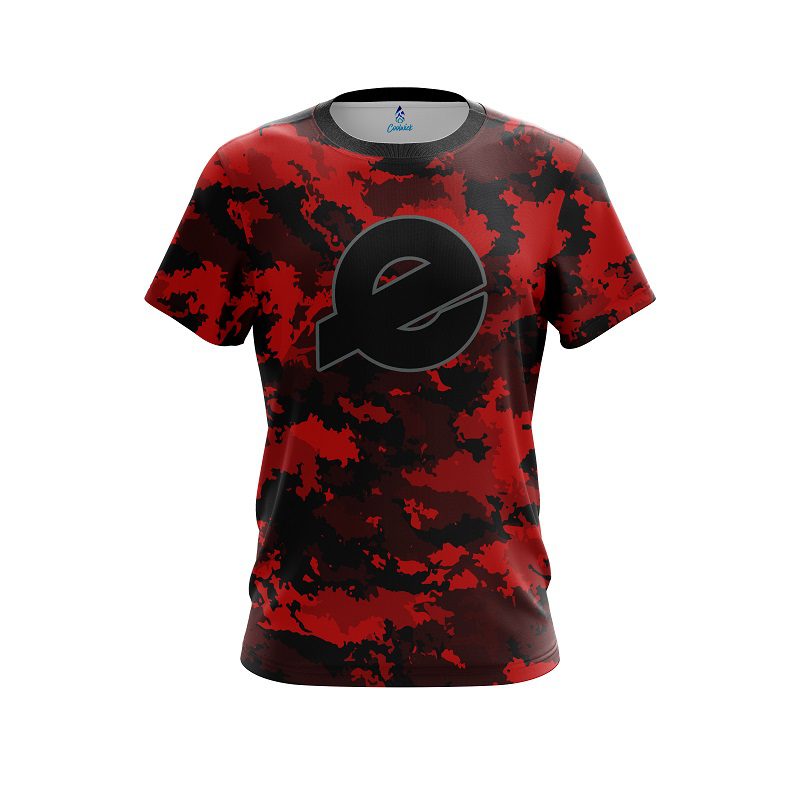 Ebonite Military Red CoolWick Bowling Jersey