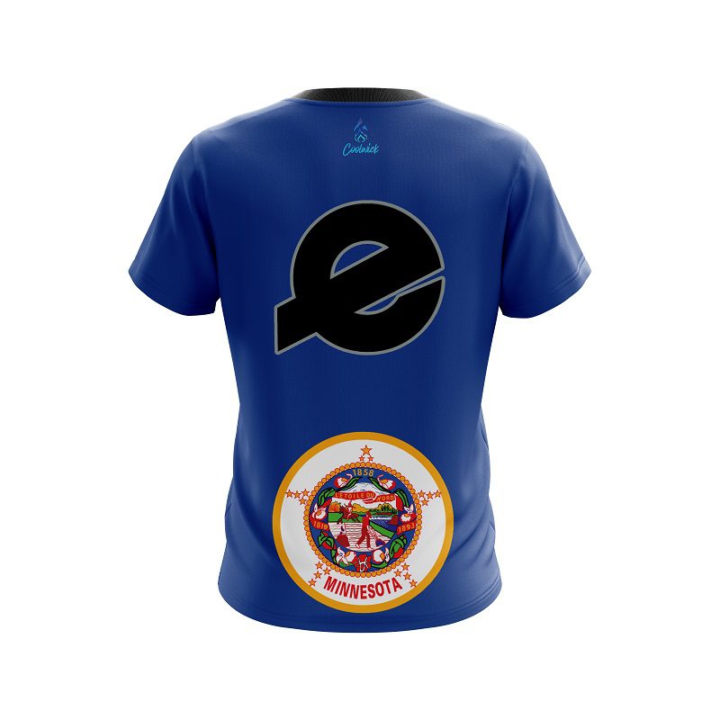 Ebonite Minnesota Flag CoolWick Bowling Jersey - Image 2