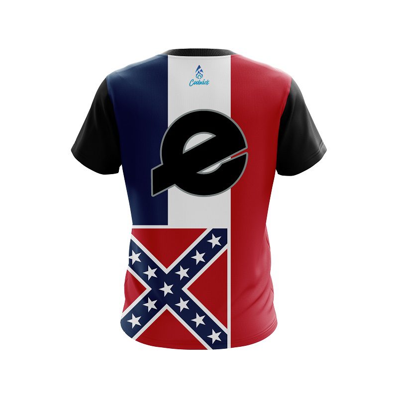 Ebonite Mississippi Flag CoolWick Bowling Jersey - Image 2