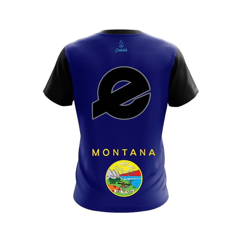 Ebonite Montana Flag CoolWick Bowling Jersey - Image 2