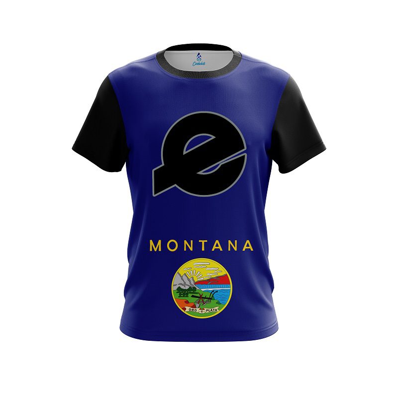 Ebonite Montana Flag CoolWick Bowling Jersey