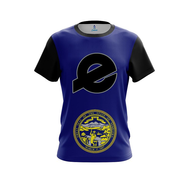Ebonite Nebraska Flag CoolWick Bowling Jersey