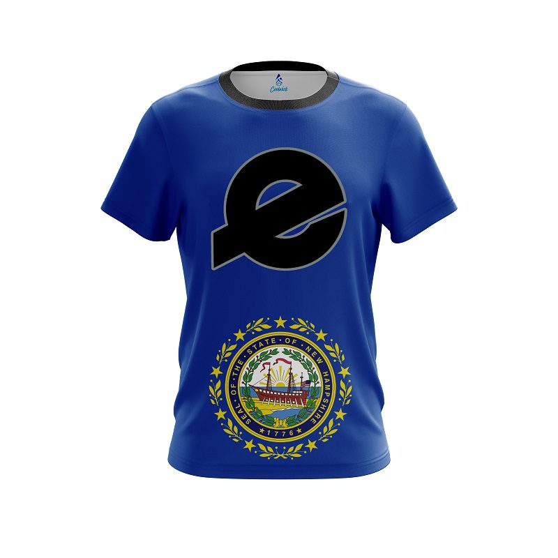 Ebonite New Hampshire Flag CoolWick Bowling Jersey