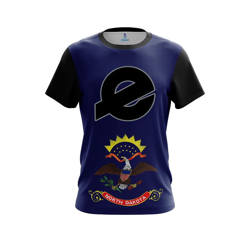 Ebonite North Dakota Flag CoolWick Bowling Jersey