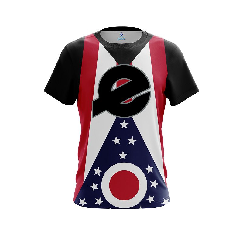 Ebonite Ohio Flag CoolWick Bowling Jersey