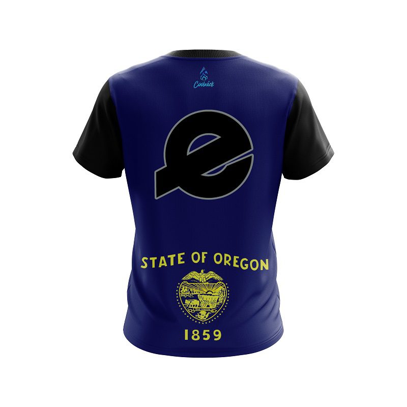 Ebonite Oregon Flag CoolWick Bowling Jersey - Image 2