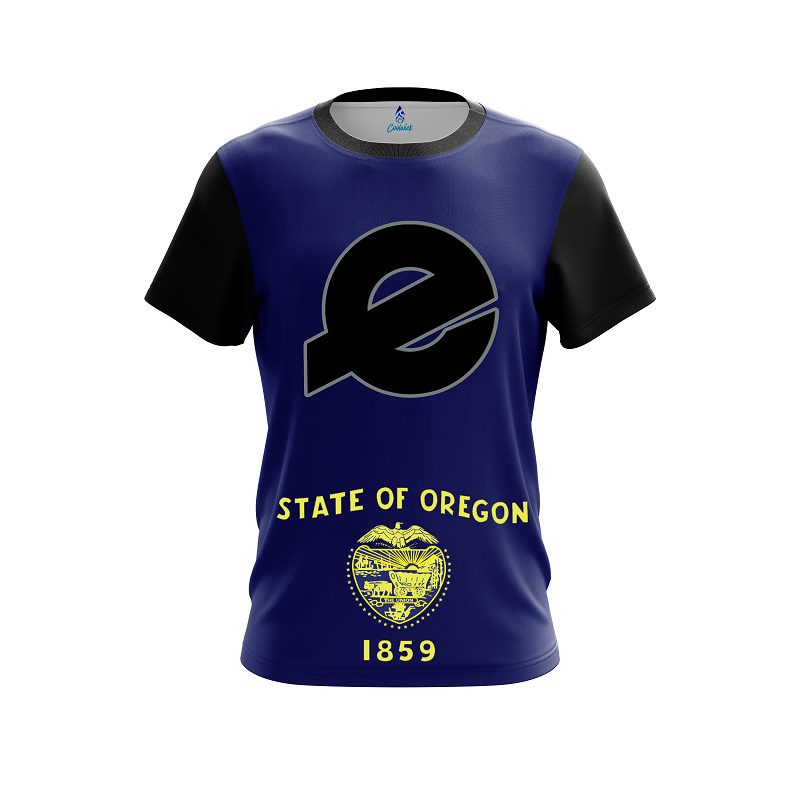 Ebonite Oregon Flag CoolWick Bowling Jersey