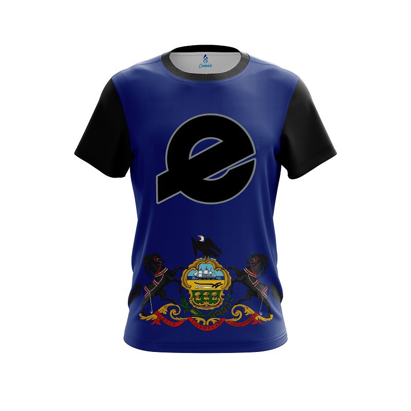 Ebonite Pennsylvania Flag CoolWick Bowling Jersey