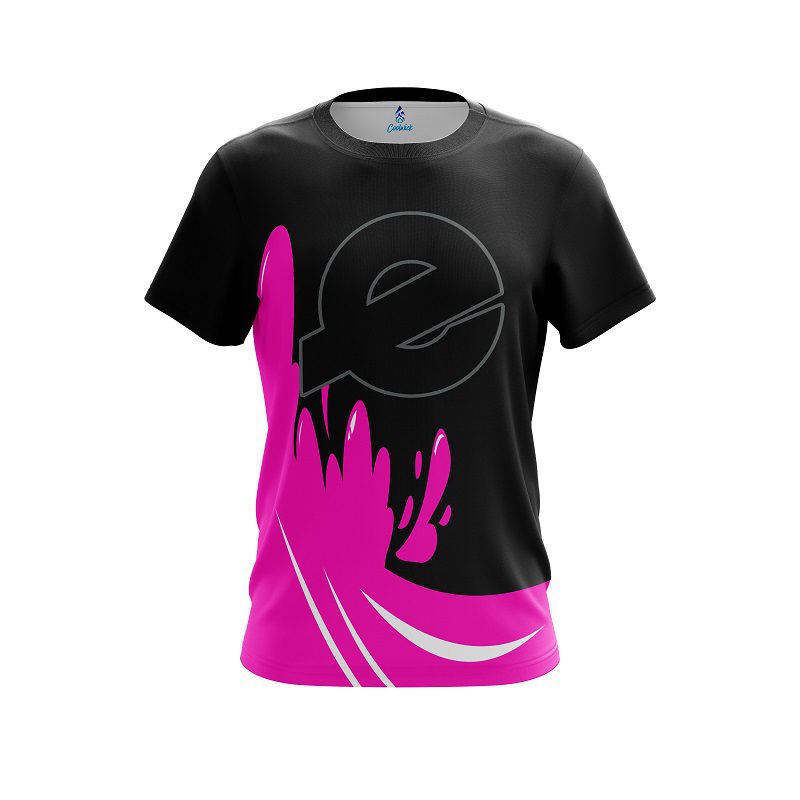 Ebonite Pink Splash CoolWick Bowling Jersey