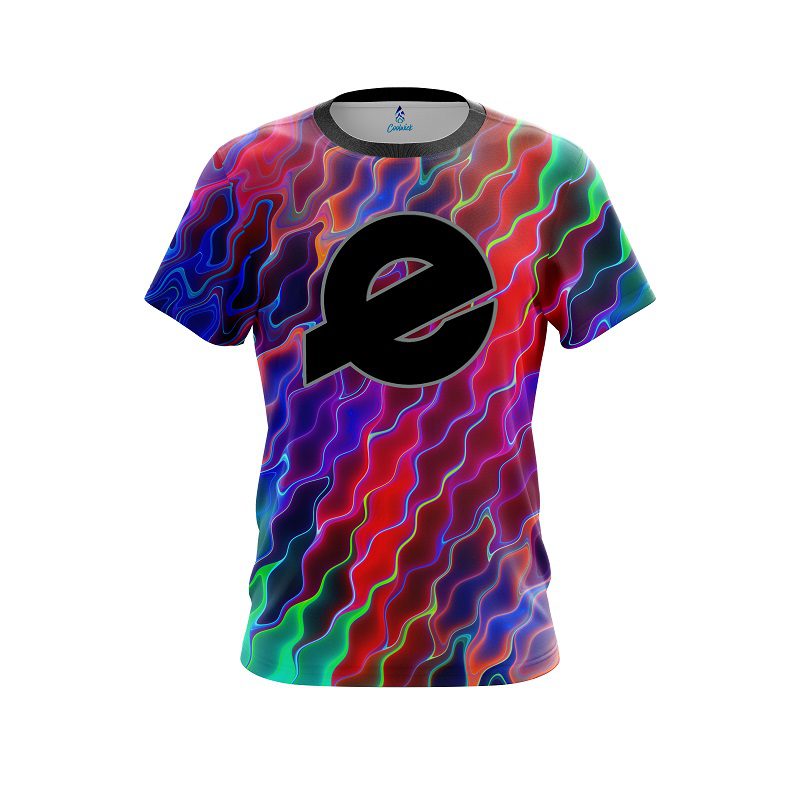 Ebonite Psychedelic Electric Wave CoolWick Bowling Jersey