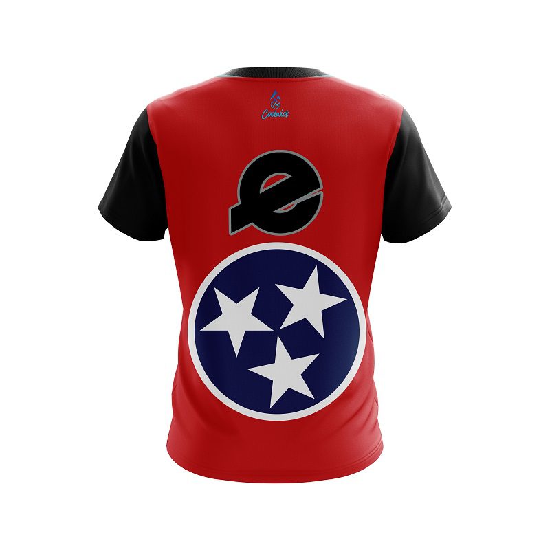 Ebonite Tennessee Flag CoolWick Bowling Jersey - Image 2