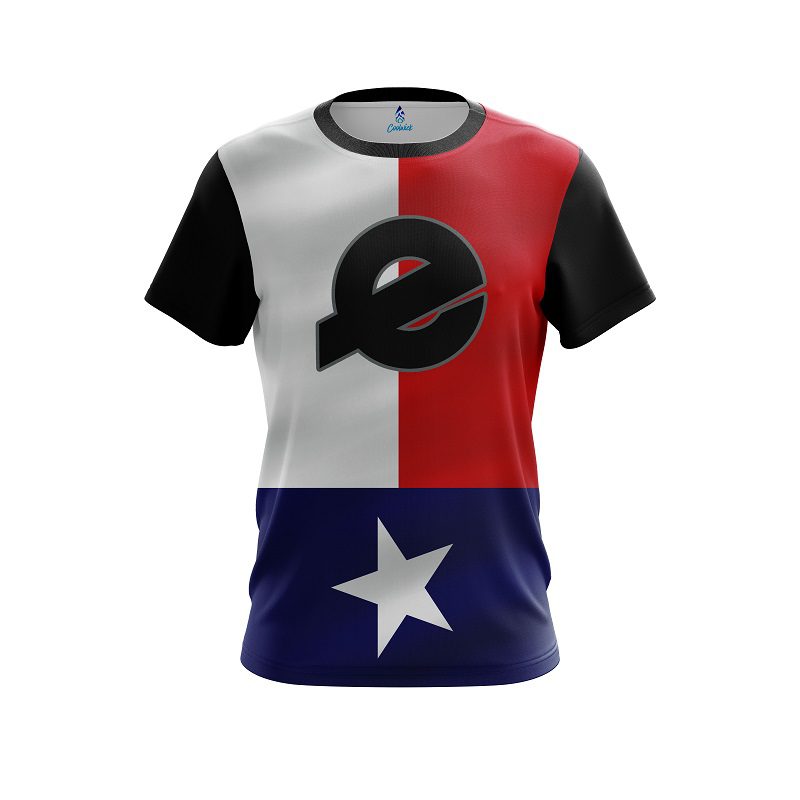 Ebonite Texas Flag CoolWick Bowling Jersey