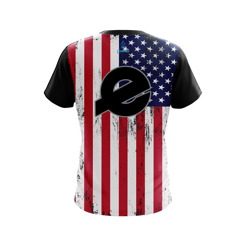 Ebonite USA Flag CoolWick Bowling Jersey - Image 2