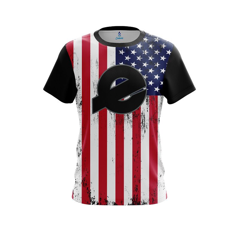Ebonite USA Flag CoolWick Bowling Jersey