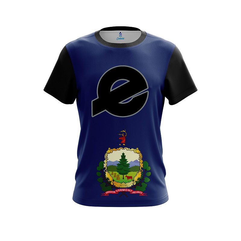 Ebonite Vermont Flag CoolWick Bowling Jersey