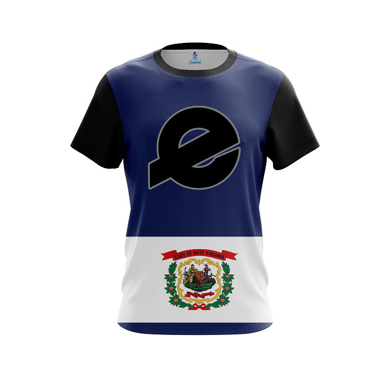 Ebonite West Virginia Flag CoolWick Bowling Jersey