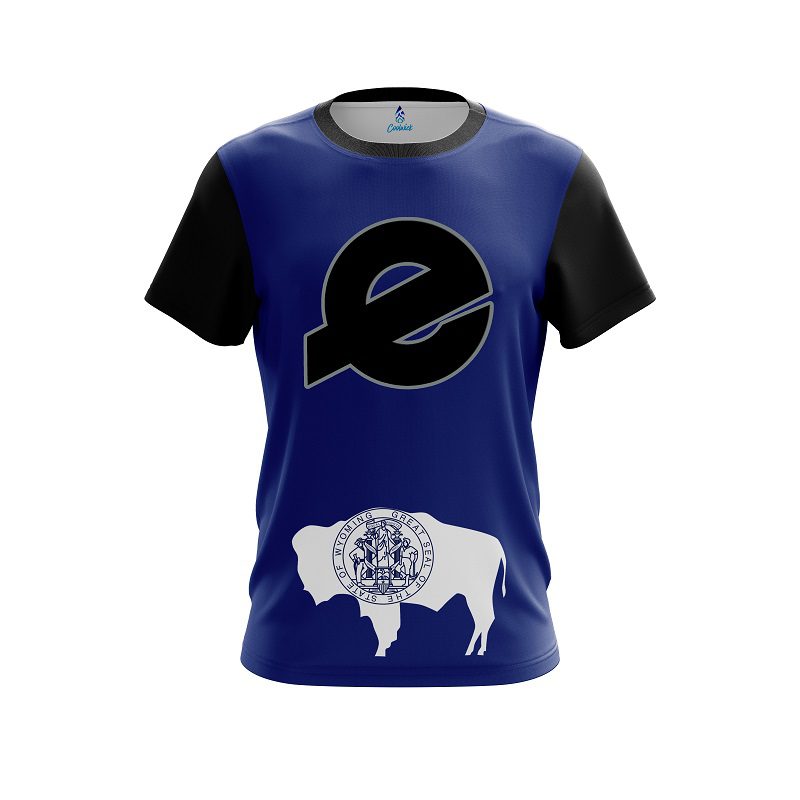 Ebonite Wyoming Flag CoolWick Bowling Jersey
