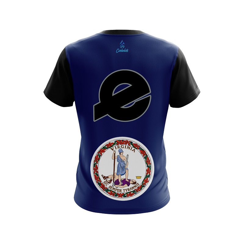 Ebonite Virginia Flag CoolWick Bowling Jersey - Image 2