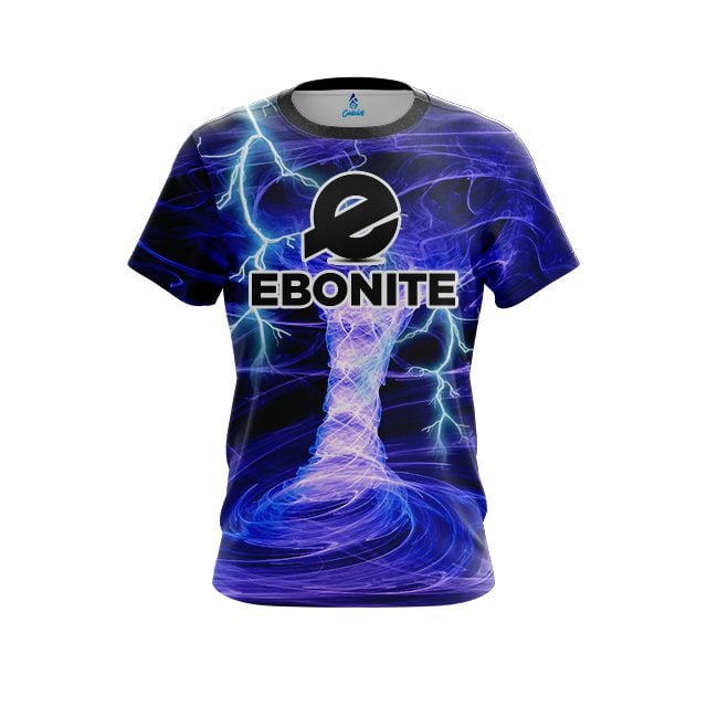 Ebonite Electrical Tornado Blue CoolWick Bowling Jersey