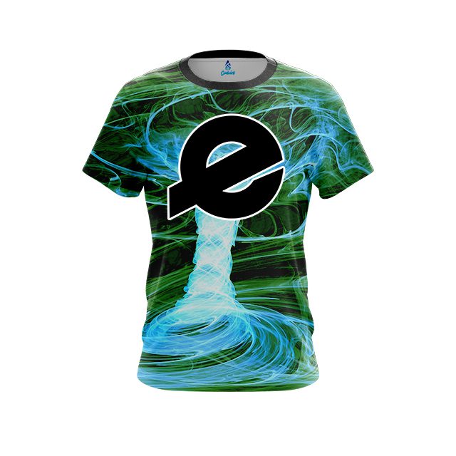 Ebonite Electrical Tornado Green CoolWick Bowling Jersey