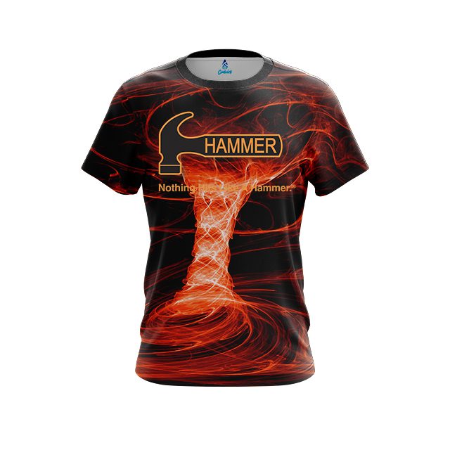 Hammer Electrical Tornado Orange CoolWick Bowling Jersey