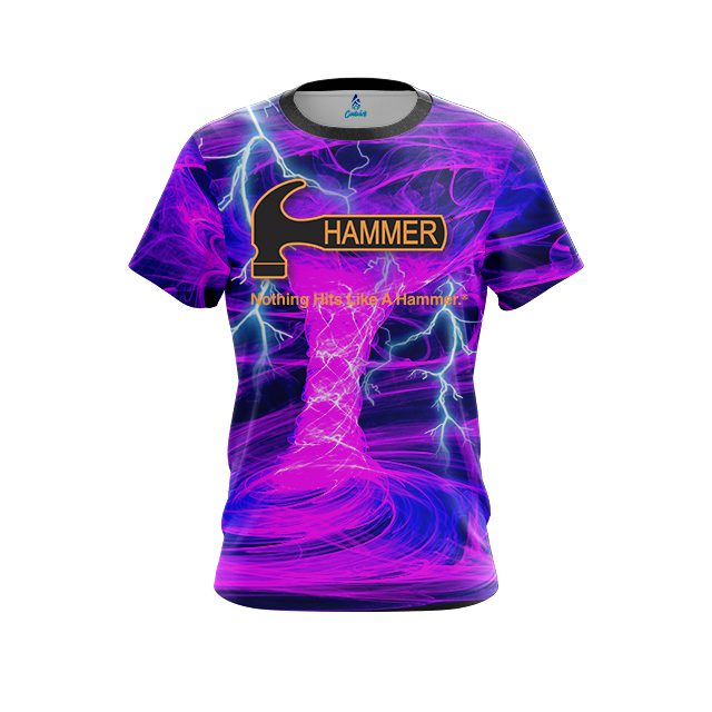 Hammer Electrical Tornado Pink CoolWick Bowling Jersey
