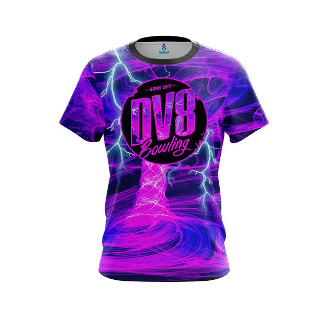 DV8 Electrical Tornado Pink CoolWick Bowling Jersey