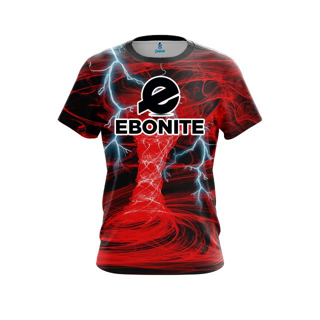 Ebonite Electrical Tornado Red CoolWick Bowling Jersey