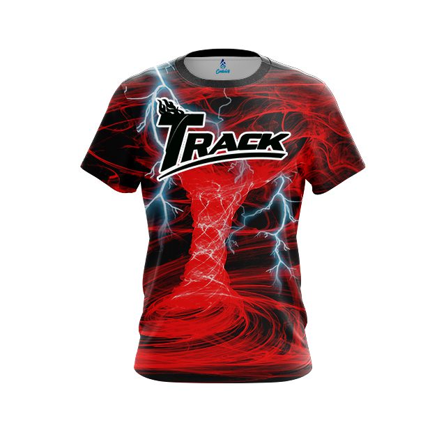 Track Electrical Tornado Red CoolWick Bowling Jersey