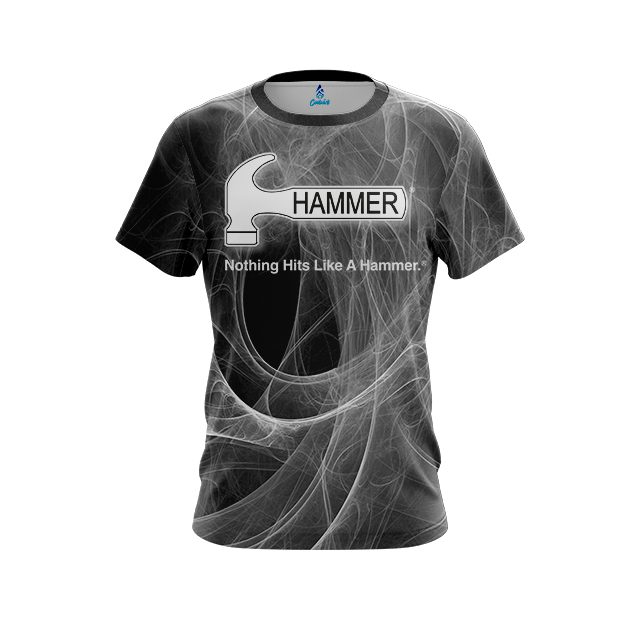 Hammer Energy Swirls Black CoolWick Bowling Jersey