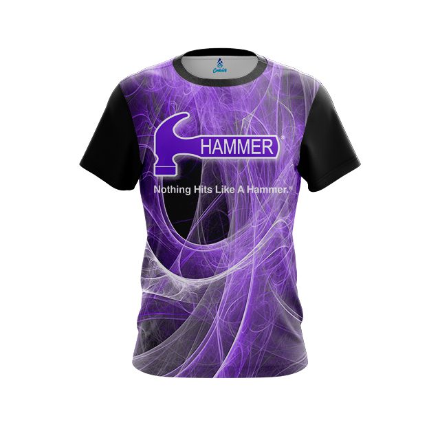 Hammer Energy Swirls Purple CoolWick Bowling Jersey