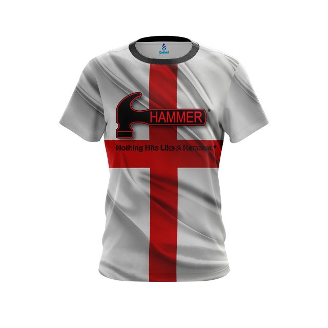 Hammer English Flag CoolWick Bowling Jersey