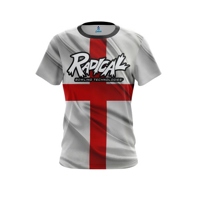 Radical English Flag CoolWick Bowling Jersey