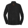 Rhino Page Signature CoolWick Microfleece 1/2 Zip Pullover Black Orange - Image 2