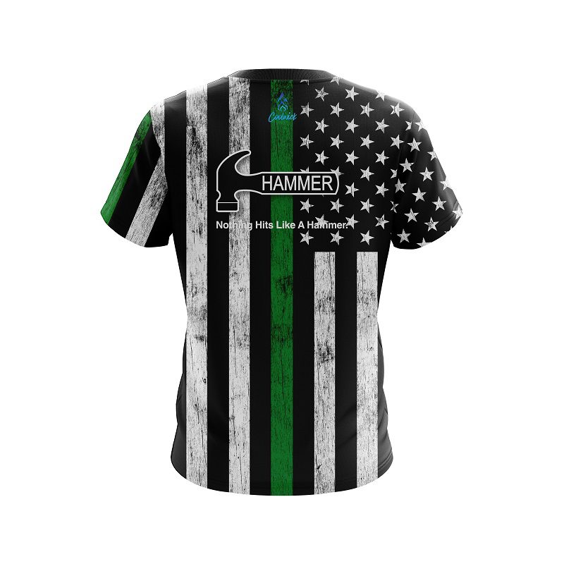 Hammer Green Line CoolWick Bowling Jersey - Image 2