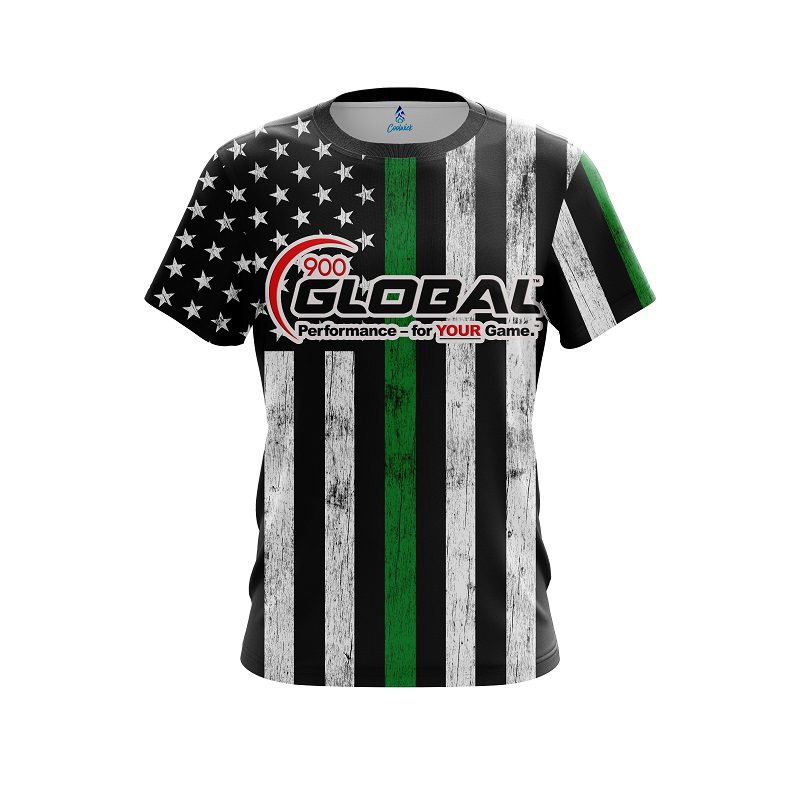 900 Global Green Line CoolWick Bowling Jersey