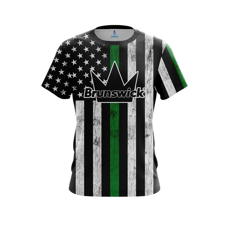 Brunswick Green Line CoolWick Bowling Jersey