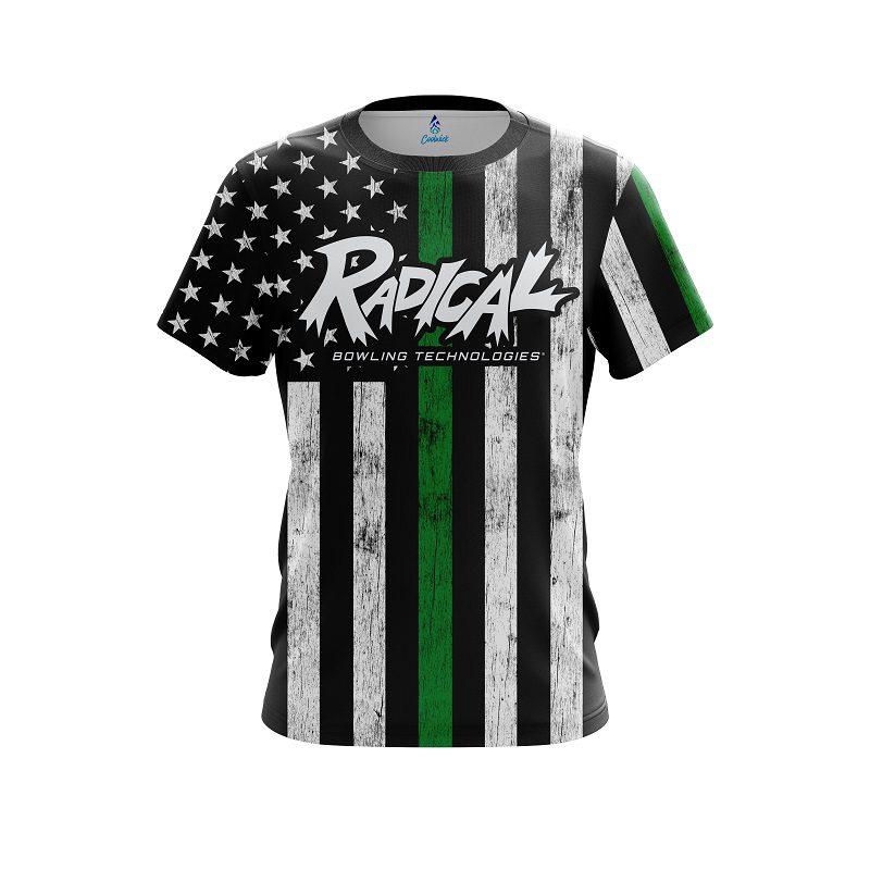 Radical Green Line CoolWick Bowling Jersey