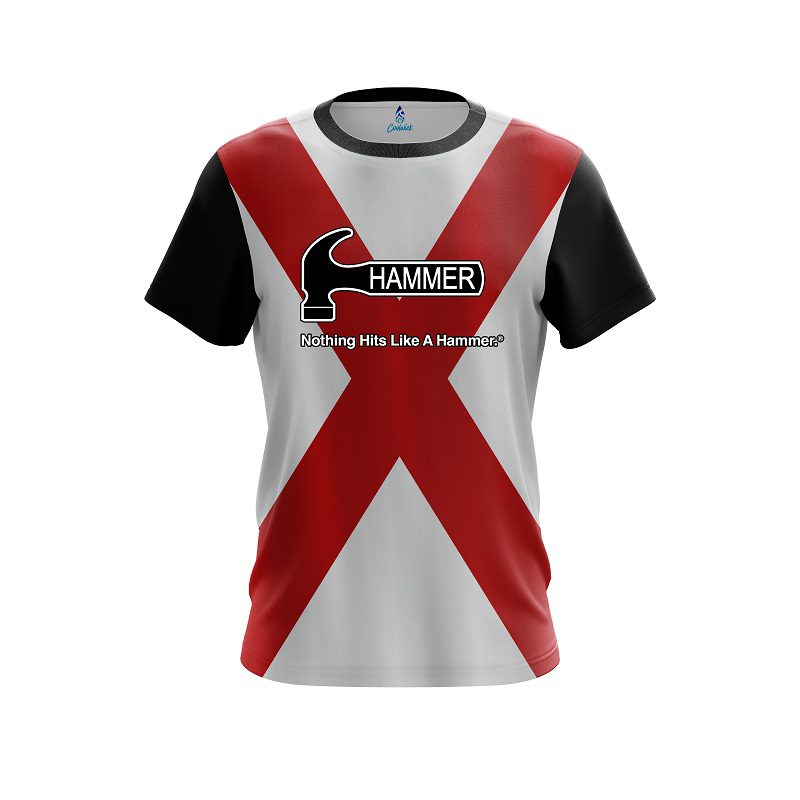 Hammer Alabama Flag CoolWick Bowling Jersey