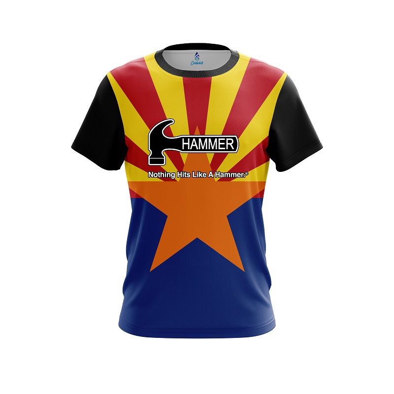 Hammer Arizona  Flag CoolWick Bowling Jersey