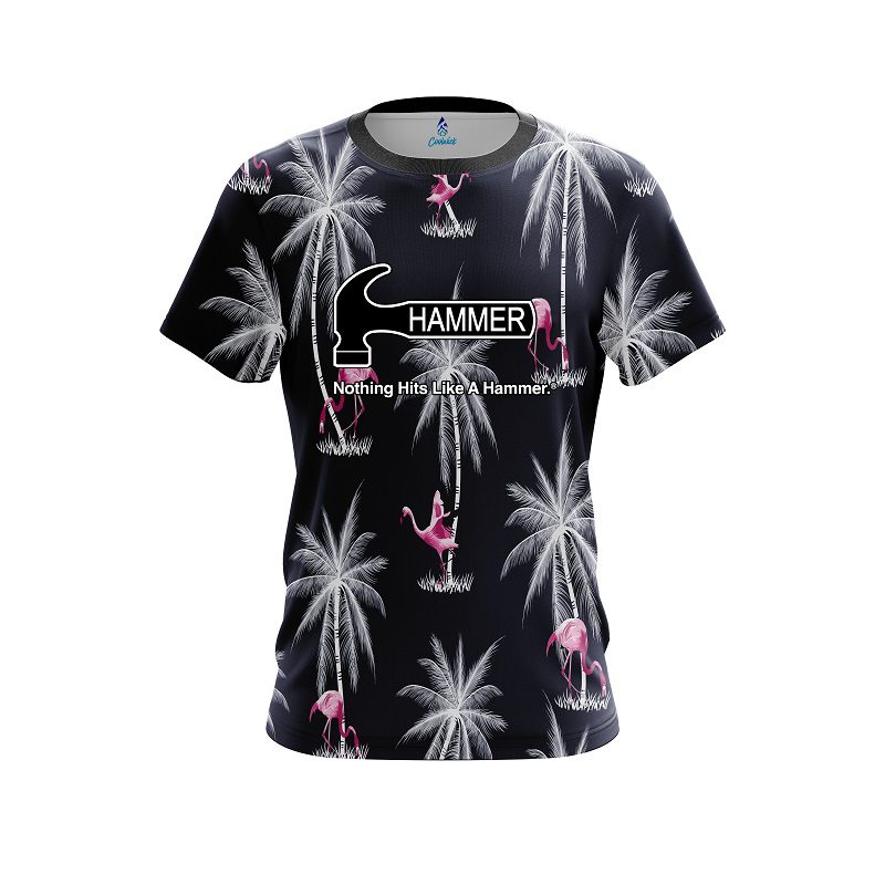Hammer Flamingo Palms CoolWick Bowling Jersey