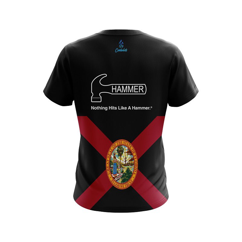 Hammer Florida Flag CoolWick Bowling Jersey - Image 2