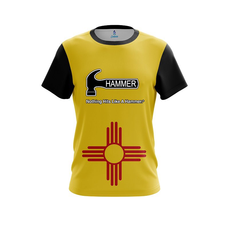 Hammer New Mexico Flag CoolWick Bowling Jersey