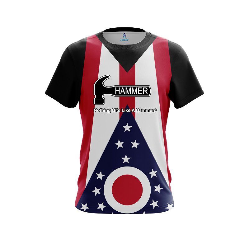 Hammer Ohio Flag CoolWick Bowling Jersey