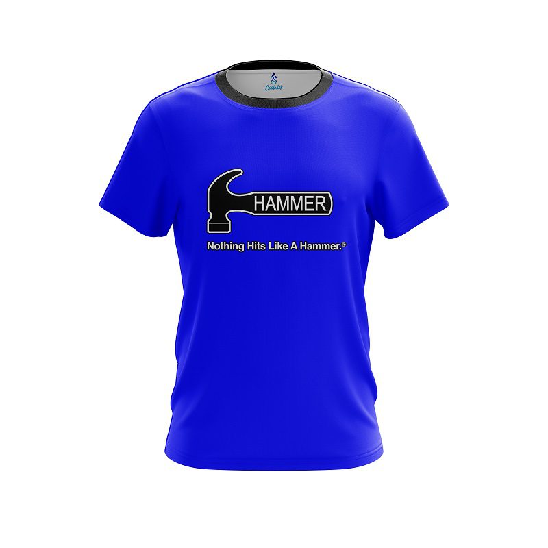 Hammer Plain Blue CoolWick Bowling Jersey